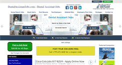 Desktop Screenshot of dentalassistantjobs.com